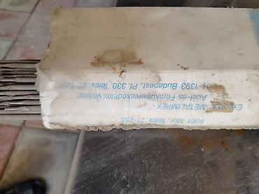 lazer svarka aparati: Məhsul: Qaynaq elektrodları – METALIMPEX (Macarıstan) Model/işarə — 2