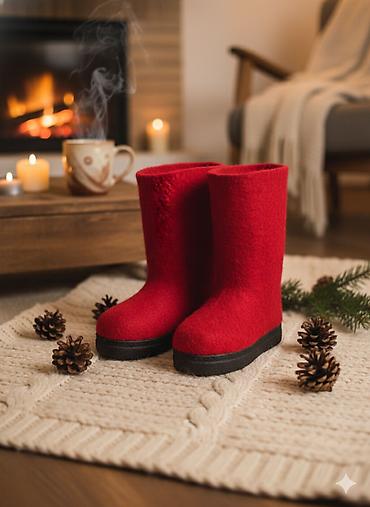 Другая женская обувь: Новые валенки С подошвой - не скользят. Тёплые, натуральный войлок — 2