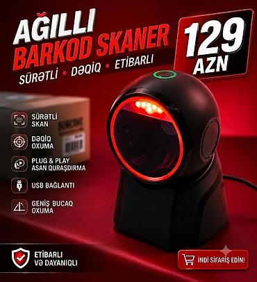 printer epson l3100: Masaüstü 2D barkod oxuyucu - 360° skan edən masaüstü model — 1