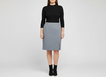 spódnice z wysokim stanem plus size: Спідниця жіноча, розмір 3XL
