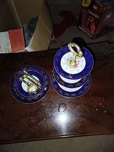 açar destleri: Çay dəsti, rəng - Ağ, Kobalt, Madonna, 6 nəfərlik — 4