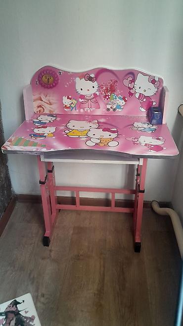 железа: Детский письменный стол «Hello Kitty» - Регулируемая по высоте — 2