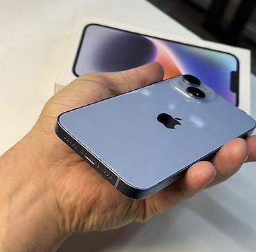 sade telefon: IPhone 14, Mavi, Simsiz şarj — 3