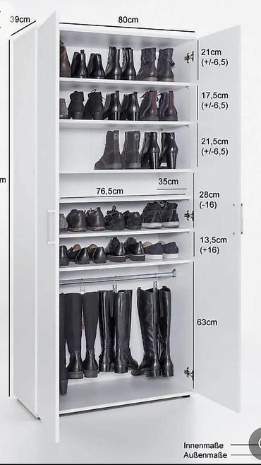 Гарнитуры для прихожей: Гарнитур для прихожей, Шкаф, Металл, цвет - Белый — 3