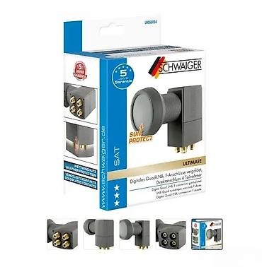 Aksesoari za TV i video: Schwaiger Digital Premium Quad LNB (ULTIMATE) – SAT konverter sa 4 — 1