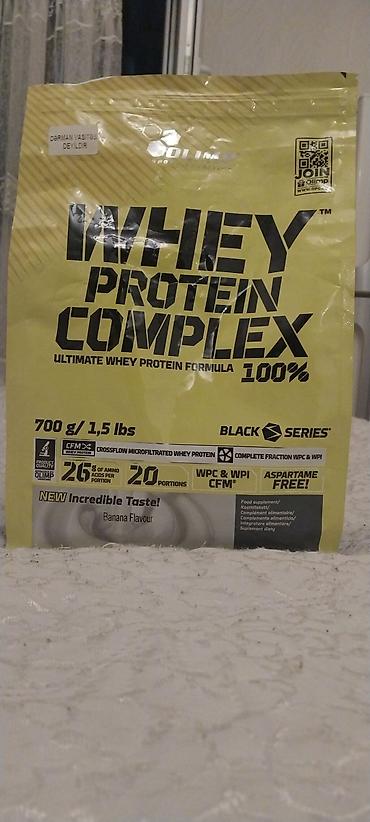 İdman və hobbi: Olimp Whey Protein Complex 100% – Banana dadı - Çəki: 700 q (1,5 lbs) — 1