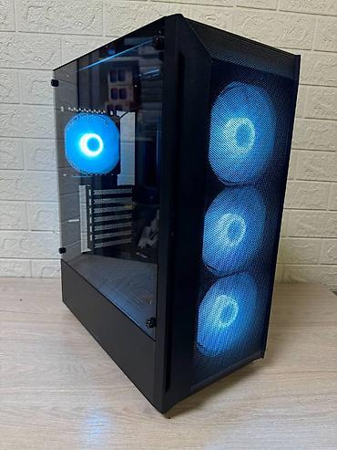 ситемный блок: Корпус ПК, Новый, ATX, цвет - Черный — 10
