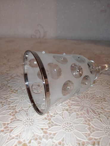 Qədəhlər: Qədəhlər, rəng - Gümüşü, Şüşə, 6 ədədli dəst, Türkiyə — 5