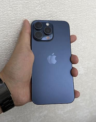 note 7: IPhone 15 Pro Max, Б/у, 512 ГБ, Blue Titanium, 86 % — 2