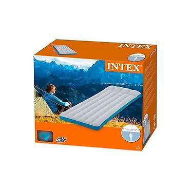 doşəy: №: 7674 Məhsulun adı: Şişmə döşək Intex Camping 67998, 72×189×20 sm — 2