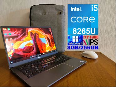 подставка под ноутбук бишкек: Ультрабук, Dell, 8 ГБ ОЭТ, Intel Core i5, 13.3 ", Колдонулган, Татаал эмес тапшырмалар үчүн, эс тутум NVMe SSD