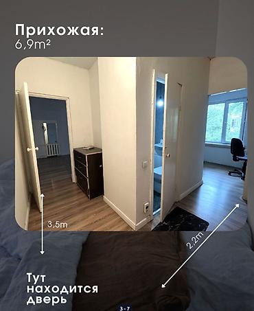лумумбы: 1 комната, 36 м², Дордой Моторс рынок Элитка, 1 этаж, Евроремонт — 6