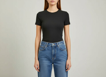 T-shirty: Monki, T-shirt damski, rozmiar 2XS