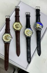 красный галстук: Классикалык сааттар саат, Суу өткөрбөөчү, Асыл нуска, Эркектердики, Жаңы