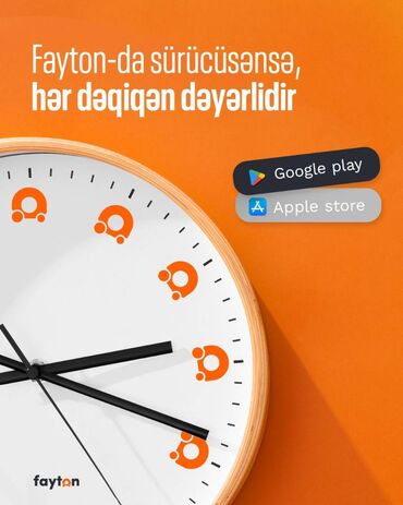 Marketinq, Reklam və PR: Taksi sürücüsü tələb olunur, Şəxsi nəqliyyat vasitəsi ilə, İşəmuzd ödəniş, 6 ildən artıq təcrübə
