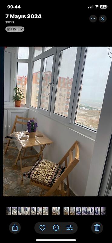 stulların qiyməti: İşlənmiş, Kvadrat masa, 2 stul, Qatlanan, Stullar ilə, Taxta, Azərbaycan — 1