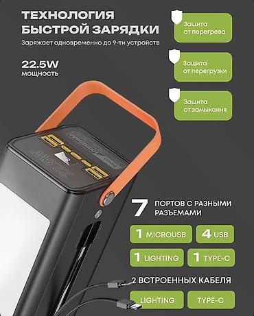 power bank hoco: Power Bank hoco DB49 100000 mAh - Емкость: 100000 mAh - Мощность — 2