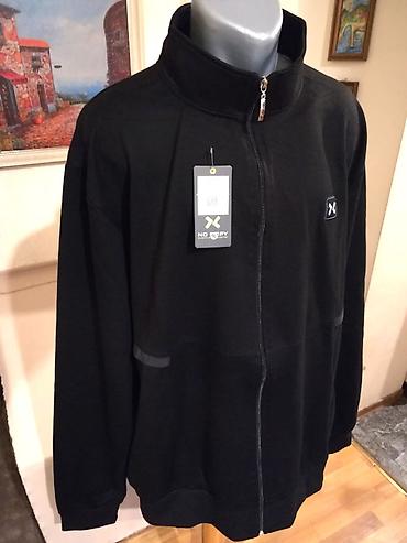 Duksevi: Veliki muski duks sa kragnom No Copy u broj 6XL Crni. Novopazarski — 3