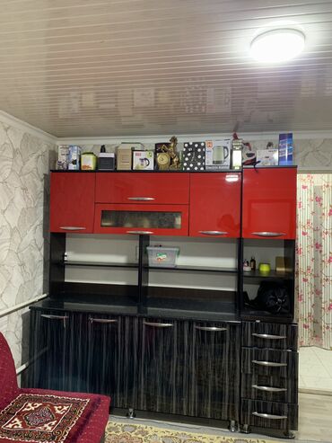 шкаф детский ош: Кухонный гарнитур, Шкаф, цвет - Красный