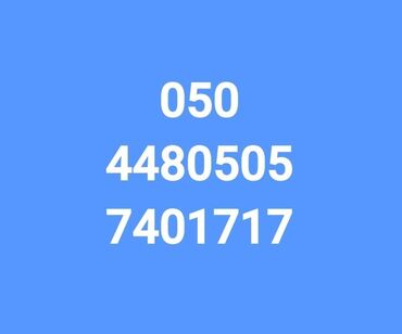SİM-kartlar: Number: ( 050 ) ( 4480505 ), Yeni