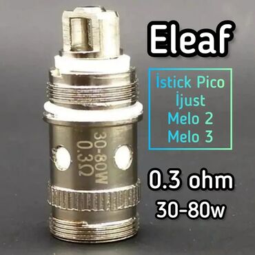 Qəlyan, vayp və aksesuarları: Vape üçün Filterlər (original) ✔️ ▫️ Eleaf İstick Pico 1 ədəd: 6 AZN — 3