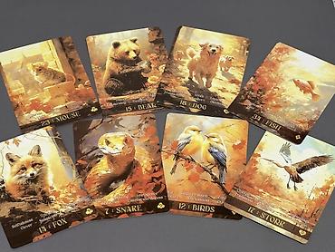 səs kartları: Məhsul: “Le AUTUMN – 36 Lenormand Cards” kart dəsti - Mövzu: Payız — 4