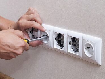 Elektrik işləri: Elektrik xidməti görürük. Hər cür elektrik işləri görürük,; — 3