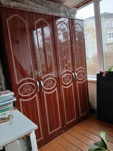 прихожая мебель в бишкеке: Уктоочу бөлмө гарнитуру, Шкаф, түсү - Күрөң