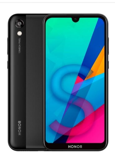 telefon 50 manat: Honor 8S, 64 ГБ, цвет - Черный, Две SIM карты
