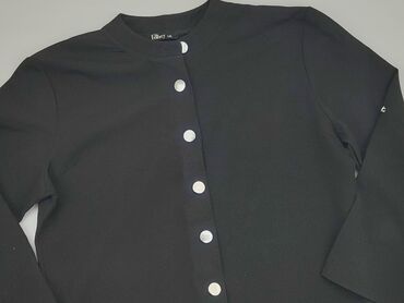 czarne bawełniane bluzki z długim rękawem: Blouse, XL (EU 42), condition - Good