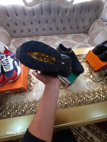 Кроссовки и спортивная обувь: Мужские кроссовки, 44, Puma, Новый, цвет - Черный, Платная доставка — 6