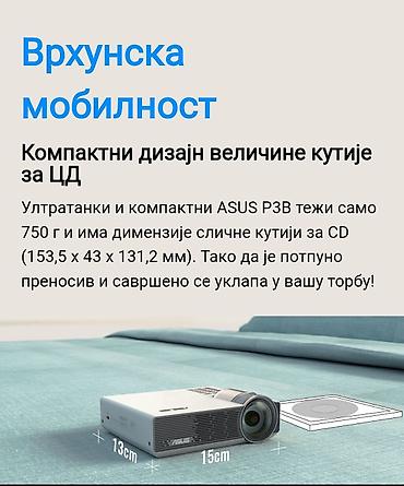 Projektori: "ASUS P3B"® Super Mobilni-Prenosivi LED Video Projektor – O R I G I N — 13