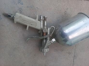 Alətlər: Pnevmatik boya tapançası – üstdən qidalanan metal boyaq qablı model — 2