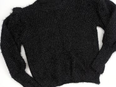 spodnie dresowe damskie czarne: Women`s sweater, size 2XL (EU 44)