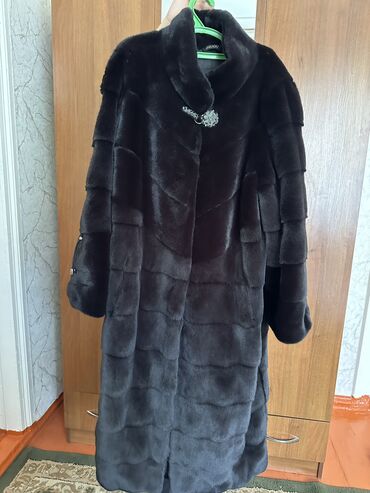 шуба натуральный мутон: Шуба, Длинная модель, Турция, 5XL (EU 50)