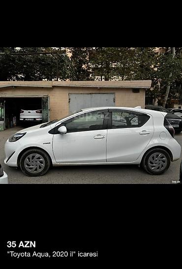 yeni maşınlar: Toyota aqua Bakiya yeni gelib yaponiyadan. Bakida surulmeyib, masinlar — 1