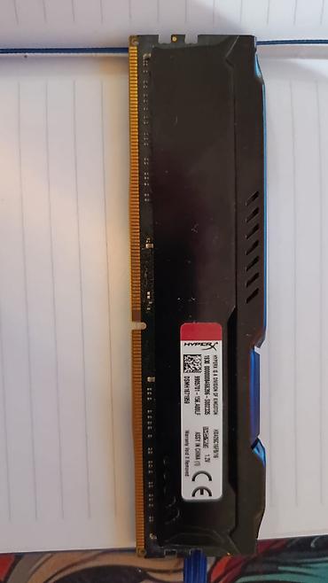 kompüter ramı: Operativ yaddaş (RAM) HyperX, 16 GB, 2666 Mhz, DDR4, PC üçün, İşlənmiş — 1