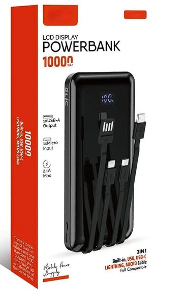 telefon powerbank: Повербанк 10000 мАч, Новый