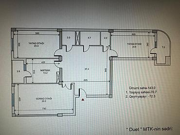 lokbatanda ev satisi: ✨ Yasamalda, Kamal Rəhimov Küçəsində "Duet MTK"-da Kupçalı, 143 m² — 2