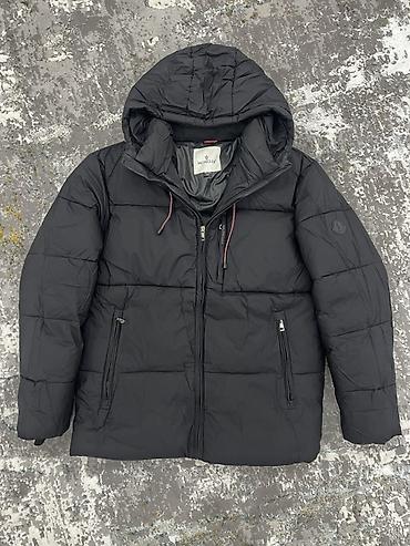 эрк элден: Пуховая куртка Moncler, мужская, размер XXL (185/104A), черного цвета — 1