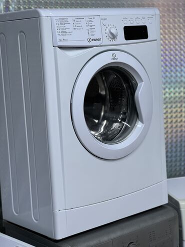 запчасти на стиральную машину бишкек: Стиральная машина Indesit, Б/у, Автомат, До 6 кг, Компактная
