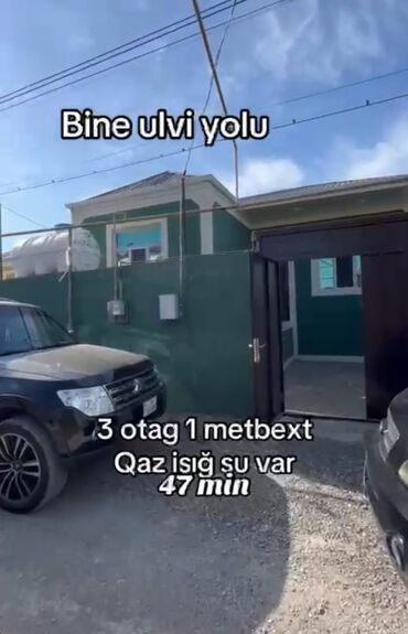 şüvəlanda həyət evləri: Binə 3 otaqlı, 1 kv. m, Kredit yoxdur, Yeni təmirli