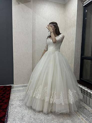 самые пышные свадебные платья: Свадебное платье пышного силуэта (ball gown) - Цвет: молочно‑белый. - — 3