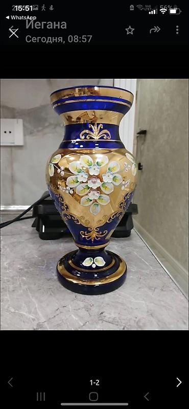 Bir vaza, Bogem şüşəsi lalafo.az -da Bir vaza, Bogem şüşəsi