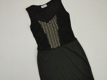 sukienki damskie czarna elegancka: Sukienka, M, Clockhouse, stan - Dobry