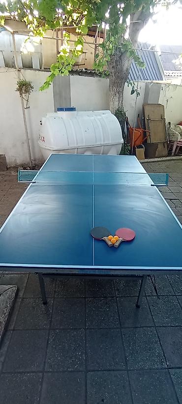 biliyard stolu: Masaüstü tennis dəsti - Tam ölçülü masaüstü tennis masasını özündə — 1