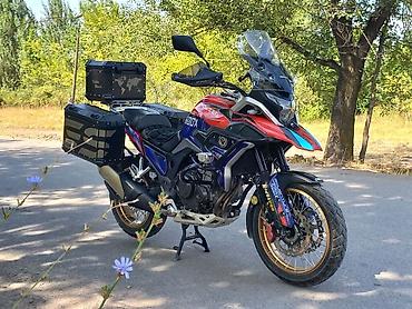 Транспорт: Турэндуро мотоцикл KOVE 500X Adventure с комплектом экспедиционного — 4