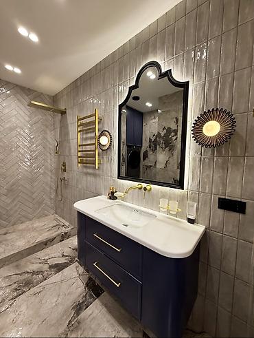 памир строй: 2 комнаты, 83 м², Асанбай мкр Элитка, 3 этаж, Евроремонт — 7