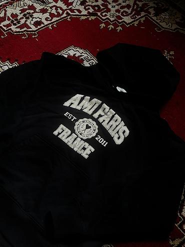военные одежда: Худи от Ami Paris France Размер: М,L ( до 180 ) Цвет: черный — 2