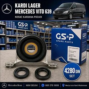 Prenosni sistem: NOSAC KARDANA LEZAJ KARDAN MERCEDES VITO 639 5 | Nosac kardana — 2